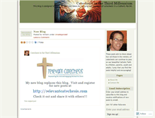 Tablet Screenshot of catechesisinthethirdmillennium.wordpress.com