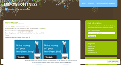 Desktop Screenshot of empowerfitnessgj.wordpress.com