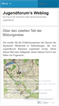 Mobile Screenshot of jugendforum.wordpress.com
