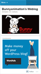 Mobile Screenshot of bunnyanimation.wordpress.com