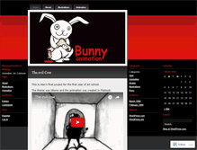 Tablet Screenshot of bunnyanimation.wordpress.com