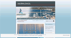 Desktop Screenshot of lerosmarina.wordpress.com