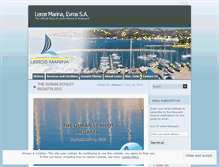Tablet Screenshot of lerosmarina.wordpress.com