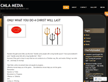 Tablet Screenshot of cmlamedia.wordpress.com
