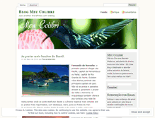Tablet Screenshot of meucolibri.wordpress.com