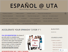 Tablet Screenshot of lowerlevelspanish.wordpress.com