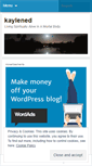 Mobile Screenshot of kaylened.wordpress.com