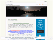 Tablet Screenshot of kaylened.wordpress.com