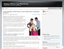Tablet Screenshot of helpchildrenofdivorce.wordpress.com