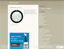 Tablet Screenshot of elektricitet.wordpress.com