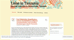 Desktop Screenshot of luisetanzania.wordpress.com