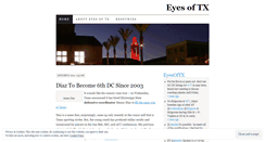 Desktop Screenshot of eyesoftx.wordpress.com