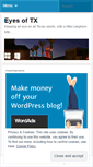 Mobile Screenshot of eyesoftx.wordpress.com