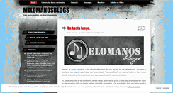 Desktop Screenshot of melomanosblogs.wordpress.com