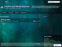 Tablet Screenshot of mediadip.wordpress.com