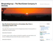 Tablet Screenshot of bhagirathgroup.wordpress.com