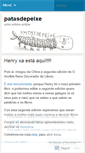 Mobile Screenshot of patasdepeixe.wordpress.com