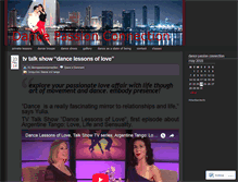 Tablet Screenshot of dancepassionconnection.wordpress.com