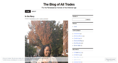 Desktop Screenshot of blogofalltrades.wordpress.com