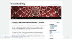 Desktop Screenshot of nehemiahm.wordpress.com