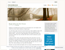 Tablet Screenshot of fieldsblogs.wordpress.com