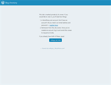 Tablet Screenshot of michalzaczynski.wordpress.com