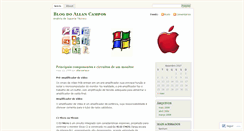 Desktop Screenshot of allancamposcurso.wordpress.com
