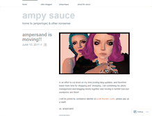 Tablet Screenshot of ampersandartful.wordpress.com