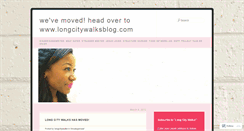 Desktop Screenshot of longcitywalks.wordpress.com