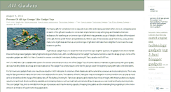 Desktop Screenshot of allgadget.wordpress.com