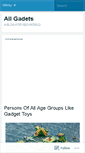 Mobile Screenshot of allgadget.wordpress.com