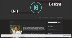 Desktop Screenshot of knhdesigns.wordpress.com