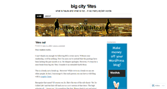 Desktop Screenshot of bigcitylites.wordpress.com