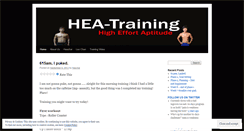 Desktop Screenshot of heatraining.wordpress.com