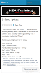 Mobile Screenshot of heatraining.wordpress.com
