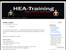 Tablet Screenshot of heatraining.wordpress.com