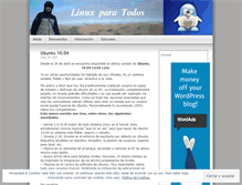 Tablet Screenshot of linuxnativius.wordpress.com