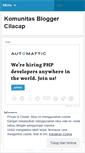 Mobile Screenshot of komunitasbloggercilacap.wordpress.com