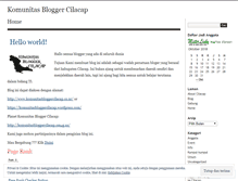 Tablet Screenshot of komunitasbloggercilacap.wordpress.com