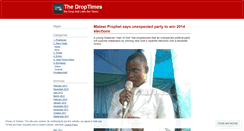 Desktop Screenshot of droptimes.wordpress.com