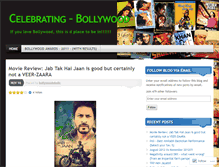 Tablet Screenshot of celebratingbollywood.wordpress.com