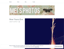 Tablet Screenshot of meisphotos.wordpress.com