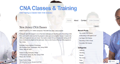 Desktop Screenshot of cnaclassestraining.wordpress.com