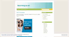 Desktop Screenshot of nexthing.wordpress.com