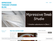 Tablet Screenshot of mpressivethreadzstudio.wordpress.com