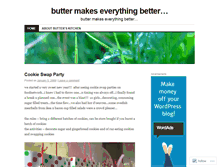 Tablet Screenshot of butterskitchen.wordpress.com