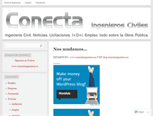 Tablet Screenshot of conectaingenieros.wordpress.com