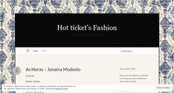 Desktop Screenshot of hotticket.wordpress.com