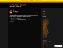 Tablet Screenshot of croquetnews.wordpress.com