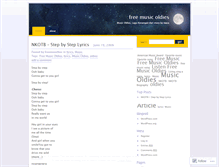 Tablet Screenshot of freemusicbox.wordpress.com